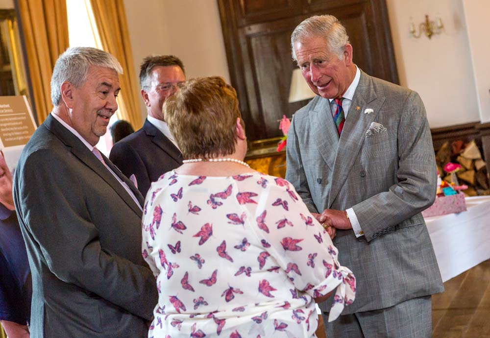 Prime Cymru Awards 2017 - held at the Crag-Y-Nos Castle near Ystradgynlais in Powys. HRH The Prince of Wales, Founder & President of PRIME Cymru attends the charity's annual awards.